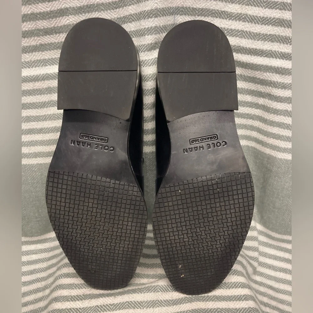 Cole Haan Modern Essentials Black‎ Leather Penny Loafer sz 12